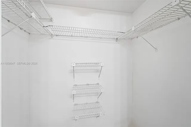 a view of walk in closet