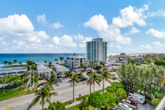 a view of an ocean and beach