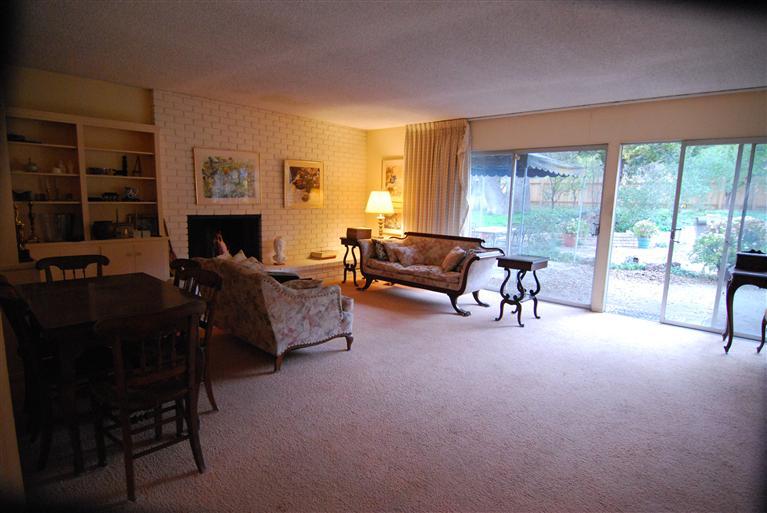712 Cuyama Road Ojai, CA 93023 - Photo 2 of 21 a living room with furniture and a fireplace