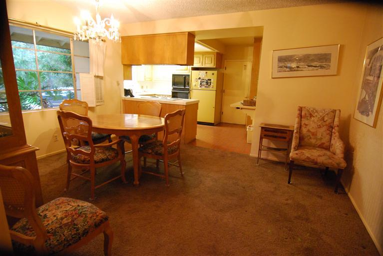 712 Cuyama Road Ojai, CA 93023 - Photo 21 of 21 a view of a dining room with furniture window and outside view