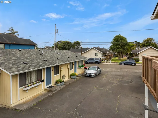 a front view of a house with a garage
