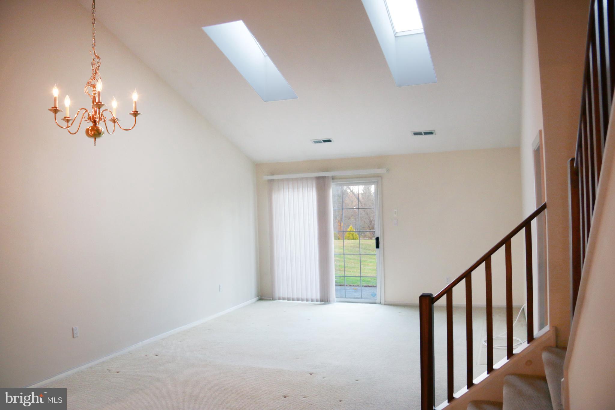 114 Progress Drive Doylestown, PA 18901 - Photo 13 of 27 Spacious Living Room with Skylights