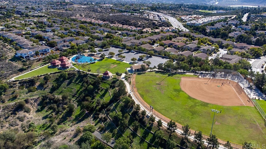 1723 Bluebird Lane Carlsbad, CA 92011 - Photo 33 of 33 an aerial view of residential houses with outdoor space and swimming pool