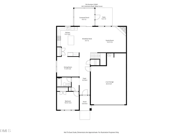 $499,999 | 3413 Fairstone Road, Wake Forest, NC 27587
