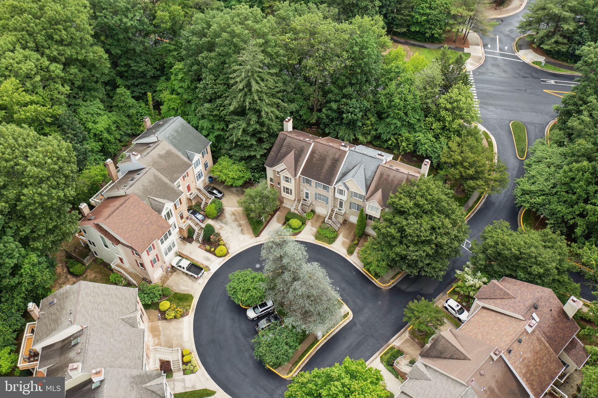 1393 Heritage Oak Way Reston, VA 20194 - Photo 47 of 80 an aerial view of a house with garden space and lake view