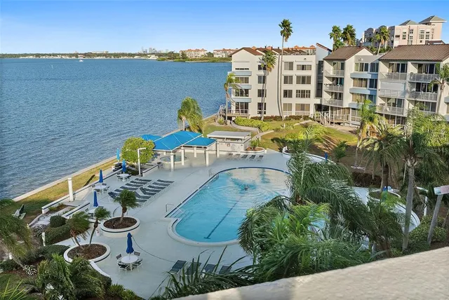 a view of ocean from a balcony