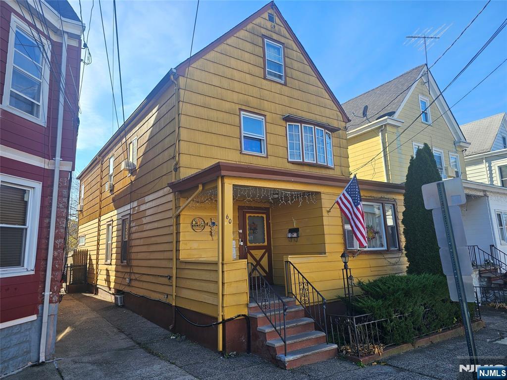 a view of a house with a door