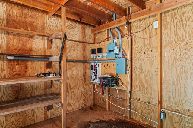 a view of yard with swimming pool