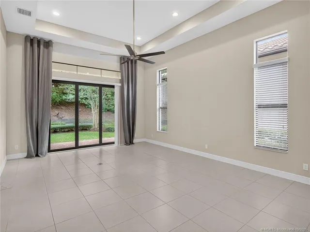 a view of an empty room