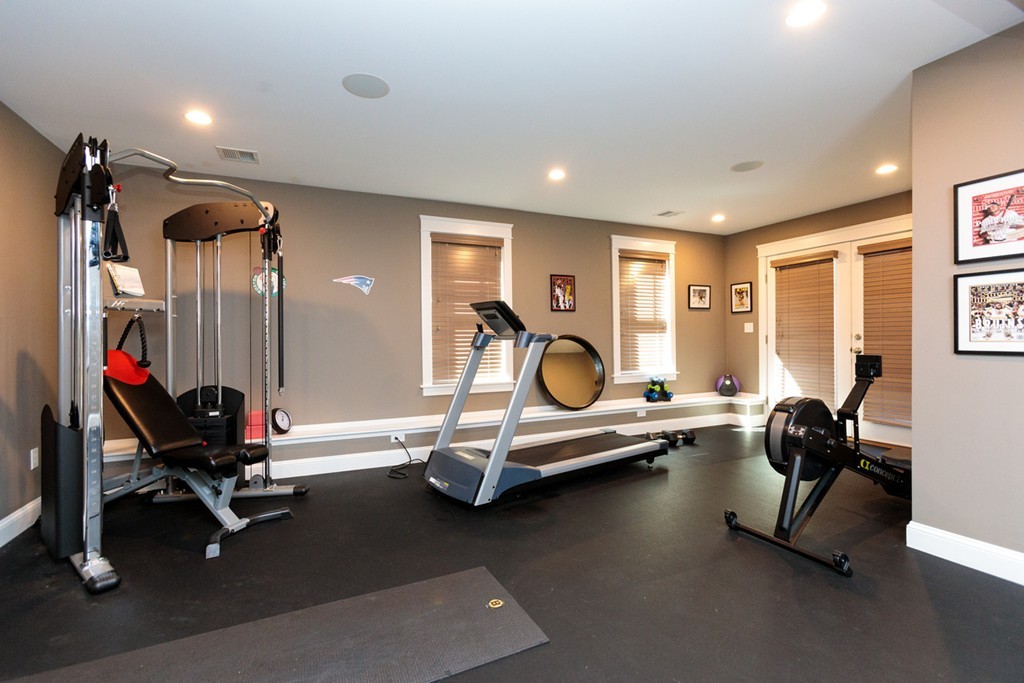 74 Hillcrest Road Needham, MA 02492 - Photo 26 of 29 a view of a room with gym equipment