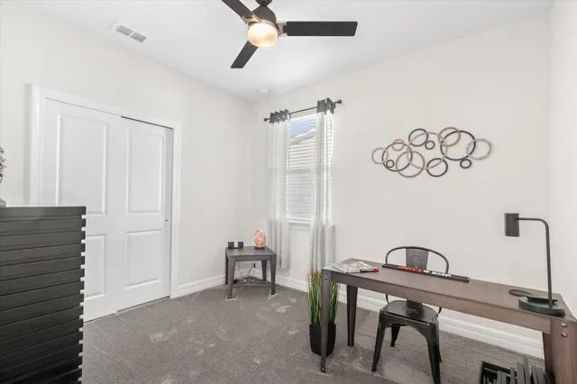 a view of room with furniture