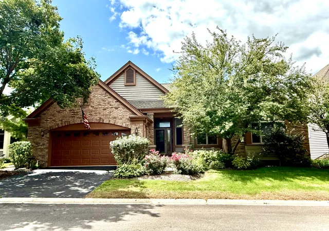 front view of house with a yard