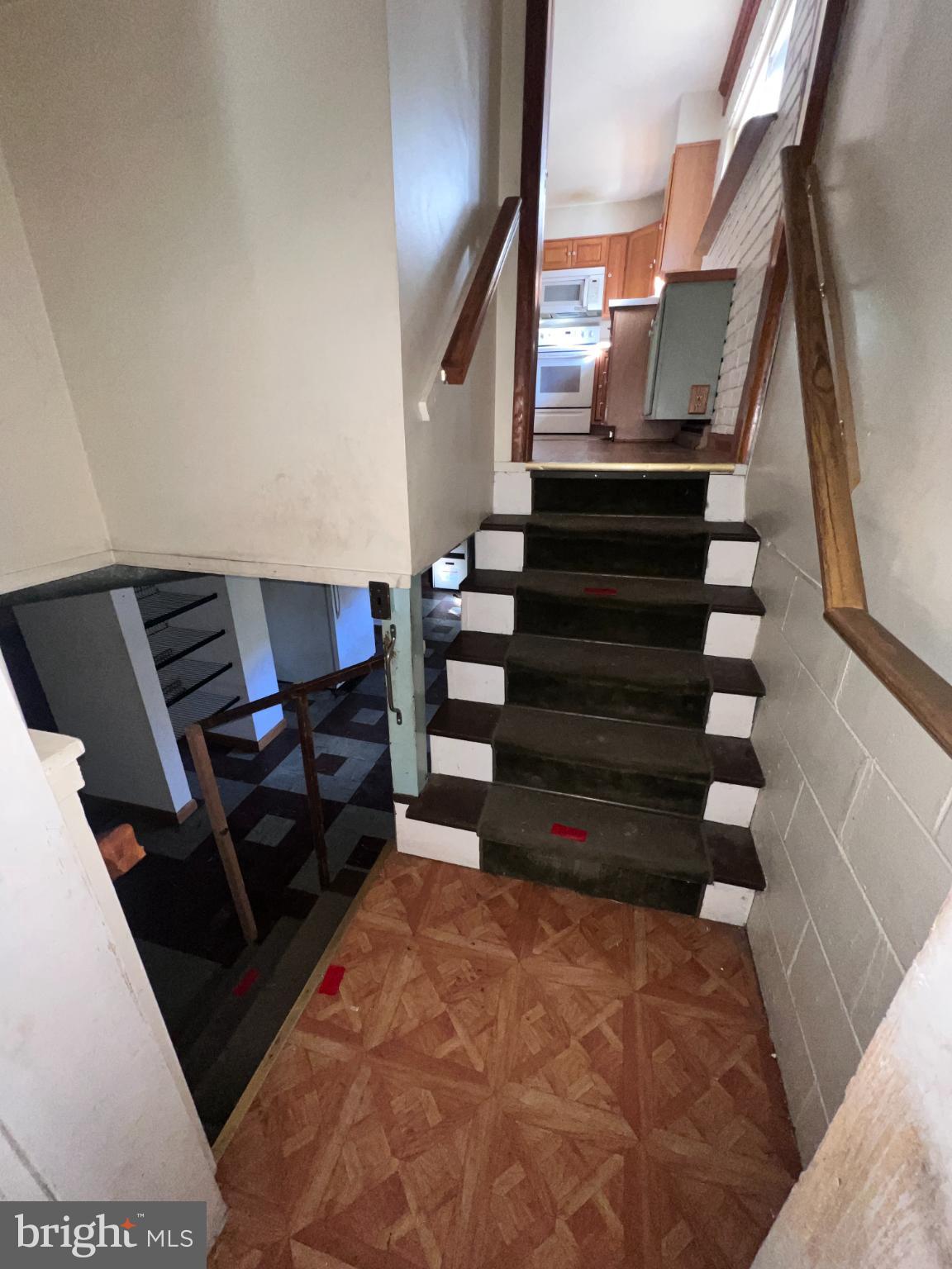 1074 Braddock Road Cumberland, MD 21502 - Photo 28 of 38 Stairs; straight to kitchen, LEFT to basement