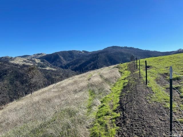 2000 Los Alamos Road Santa Rosa, CA 95409 - Photo 25 of 25 a view of a yard with mountains in the background
