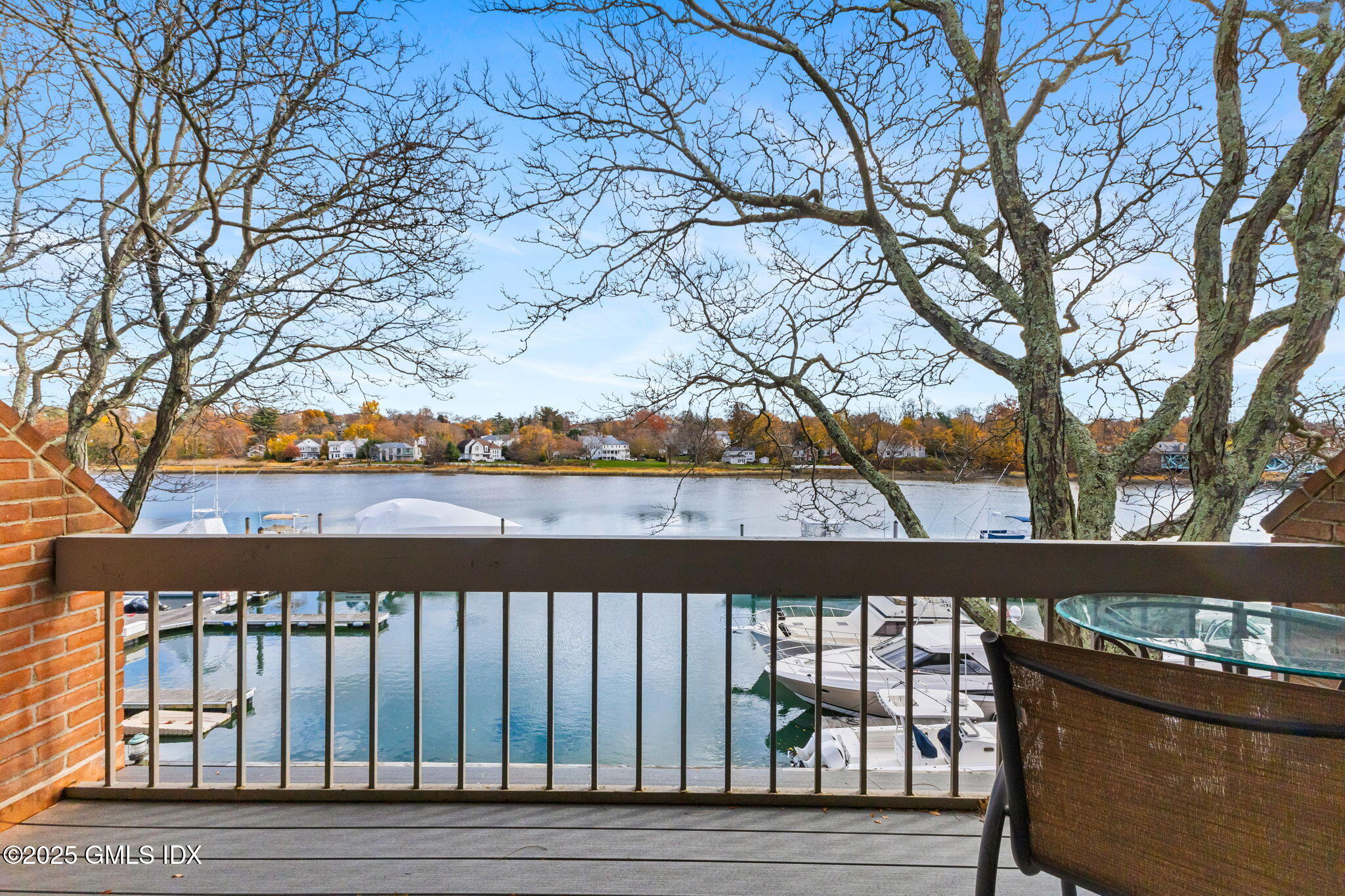 11 River Road, Unit 105 Cos Cob, CT 06807 - Photo 12 of 20 a view of outdoor space with deck and lake view