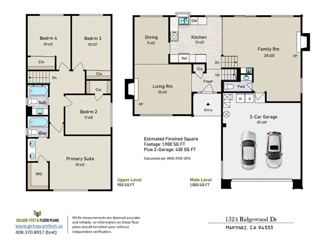 $855,000 | 1524 Ridgewood Drive, Martinez, CA 94553