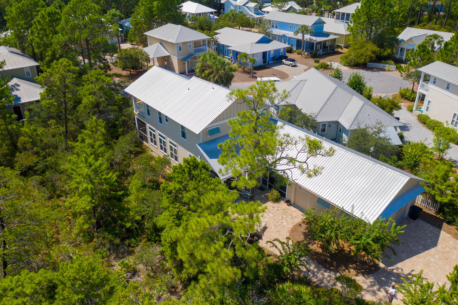 132 Lee Place Santa Rosa Beach, FL 32459 - Photo 43 of 54 Aerial of home & garage