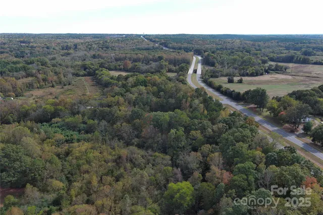 an aerial view of mountain with trees