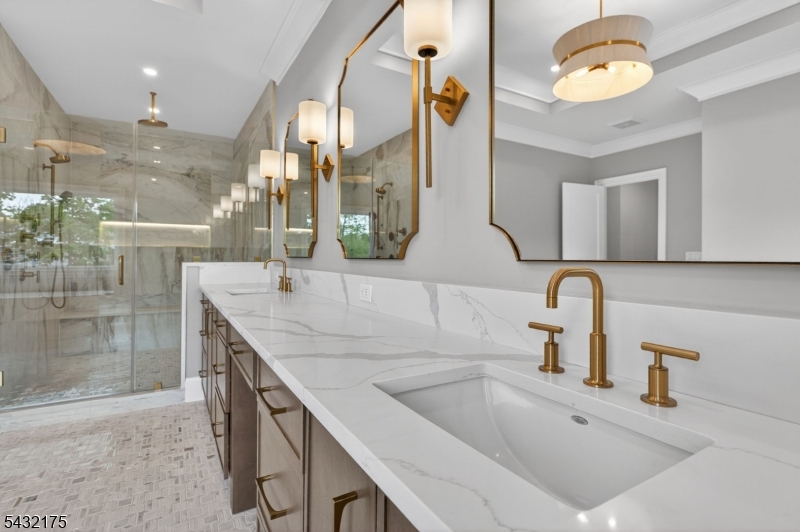 2 Ravinn Lane Warren, NJ 07059 - Photo 21 of 32 a bathroom with a sink and a mirror