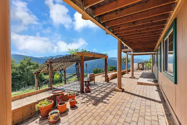 a view of a roof deck