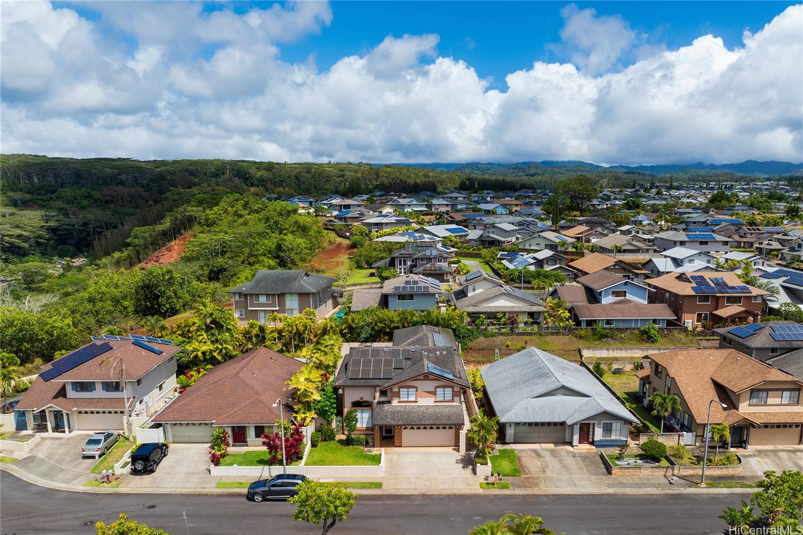 95-210 Kuauna Place Mililani, HI 96789 - Photo 25 of 25 an aerial view of residential houses with outdoor space