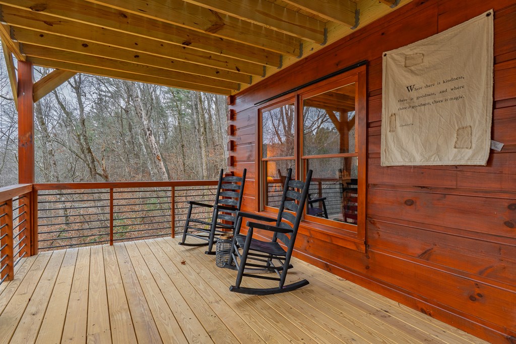138 Rhondas Way Ellijay, GA 30540 - Photo 19 of 26 a view of two chairs in the balcony