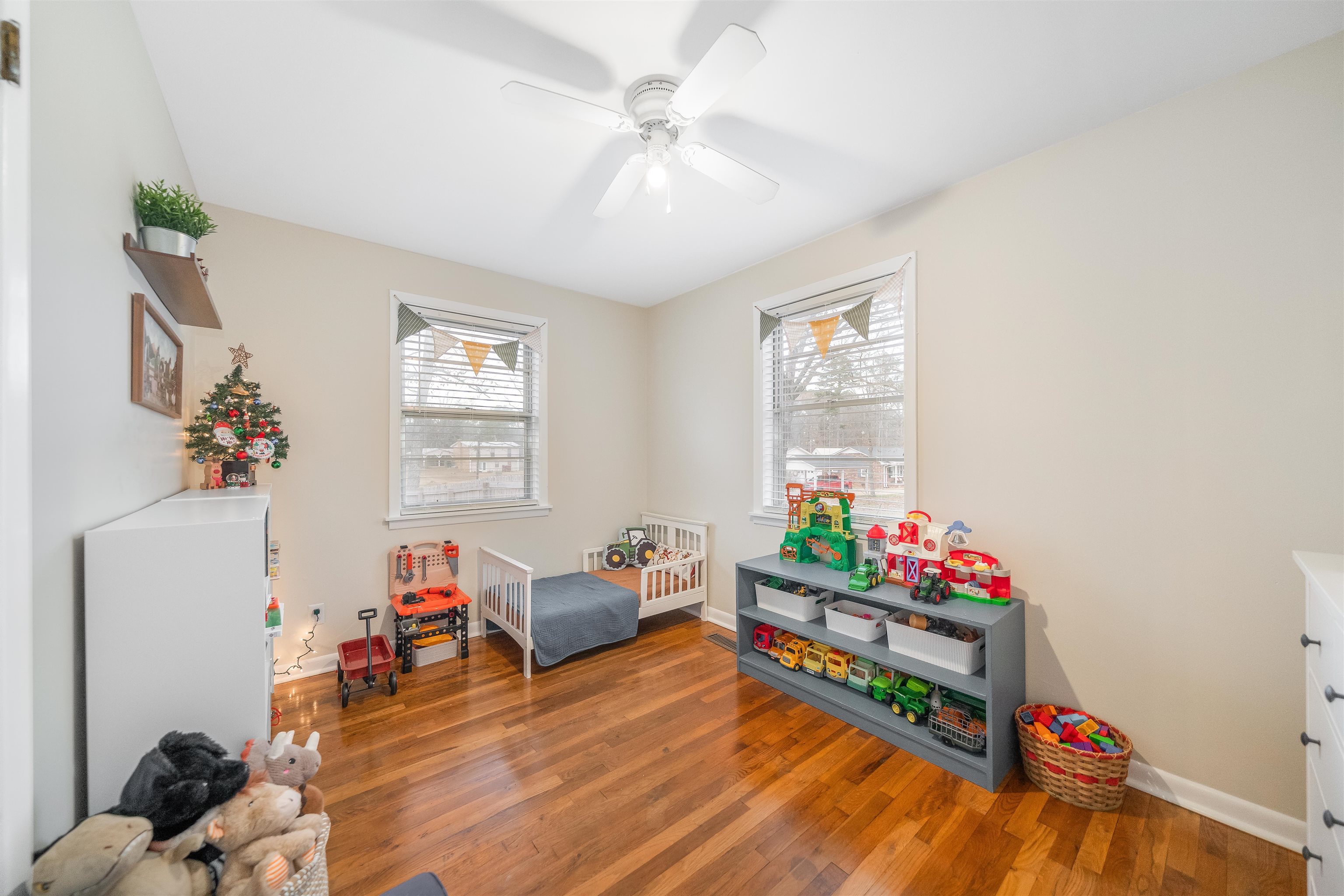 715 Burns Road Ramer, TN 38367 - Photo 20 of 20 Rec room featuring wood finished floors and a ceiling fan