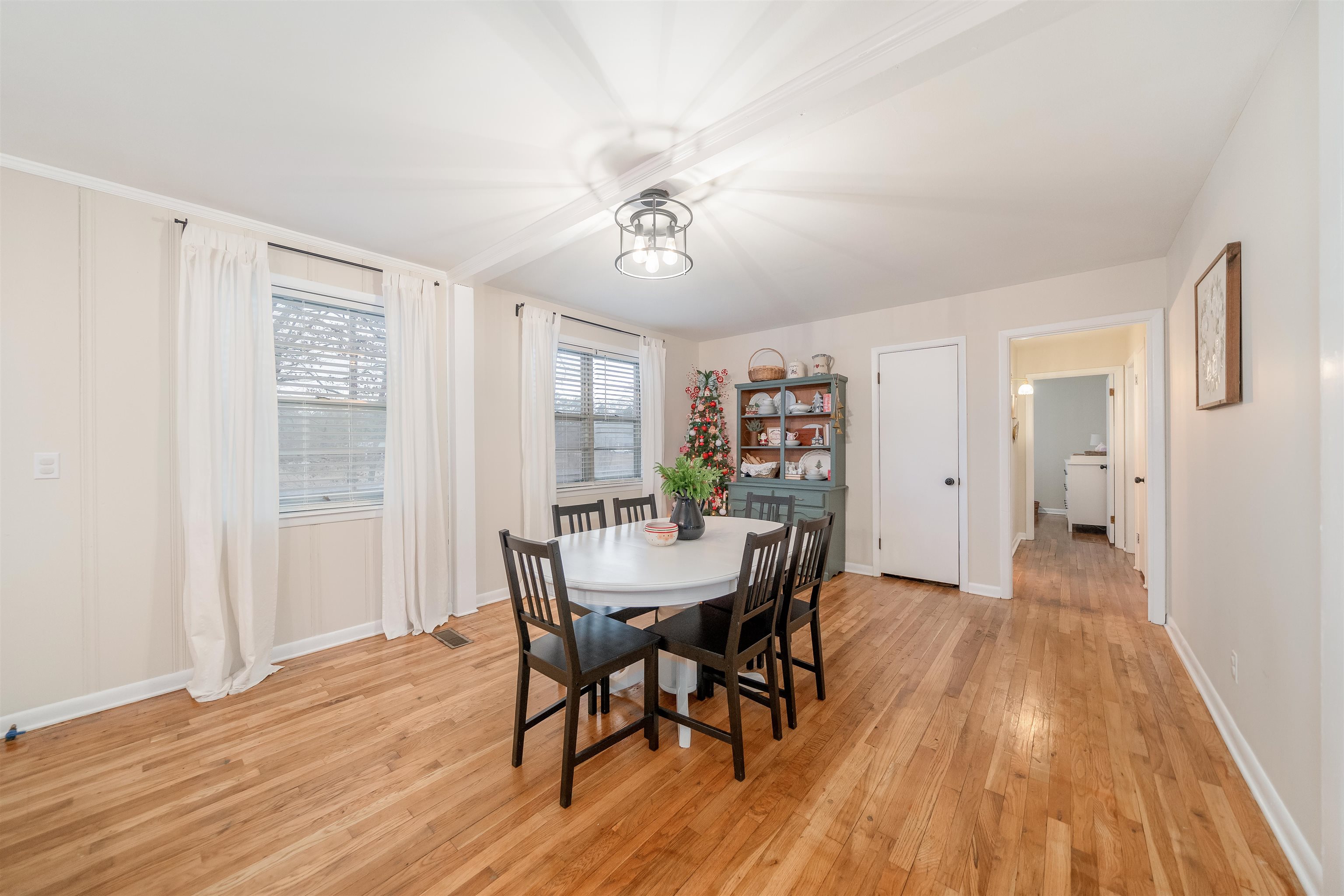 715 Burns Road Ramer, TN 38367 - Photo 7 of 20 Dining room featuring light wood-type flooring and baseboards
