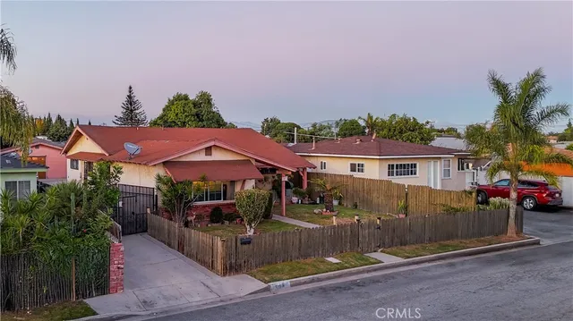 a view of a house with a patio