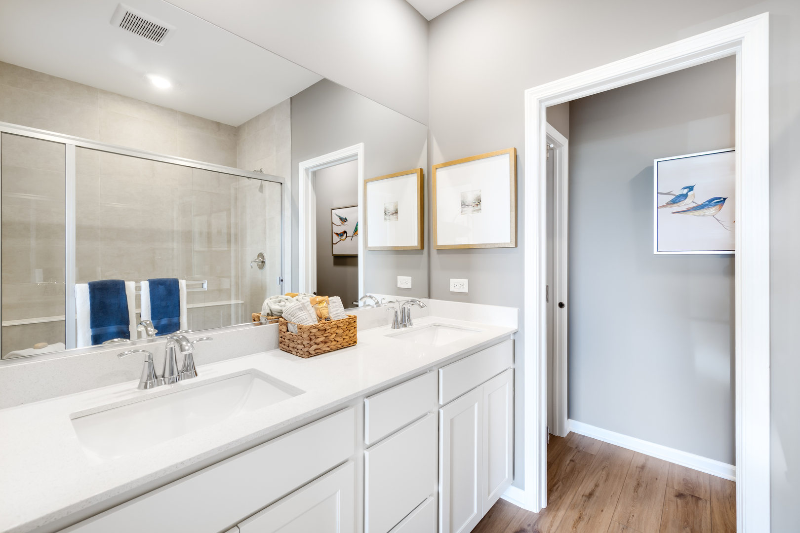 430 Cottrell Lane Aurora, IL 60506 - Photo 11 of 17 a bathroom with a sink and a mirror