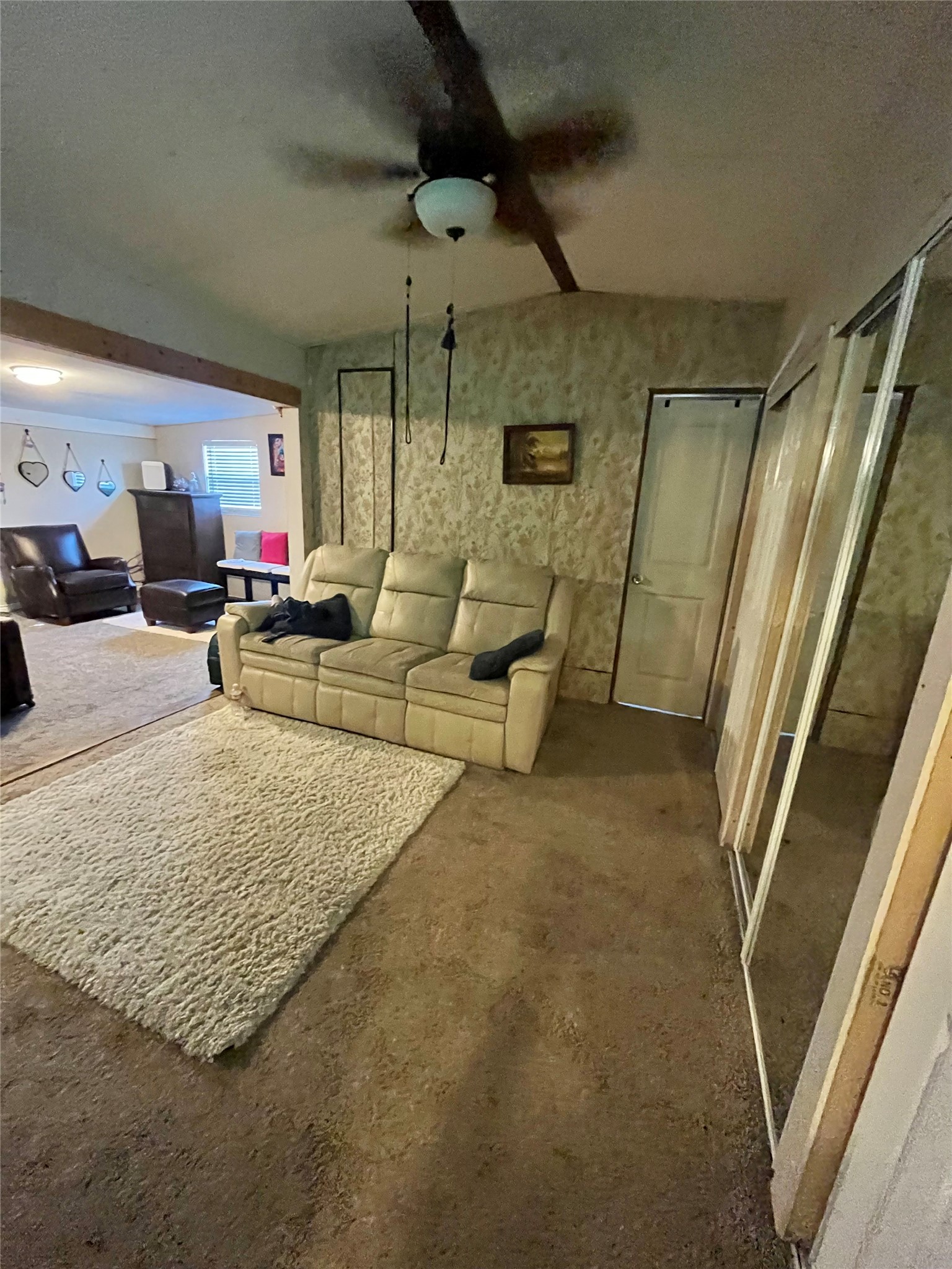 8026 Forest Trace Conroe, TX 77306 - Photo 15 of 28 a living room with couch and a large window