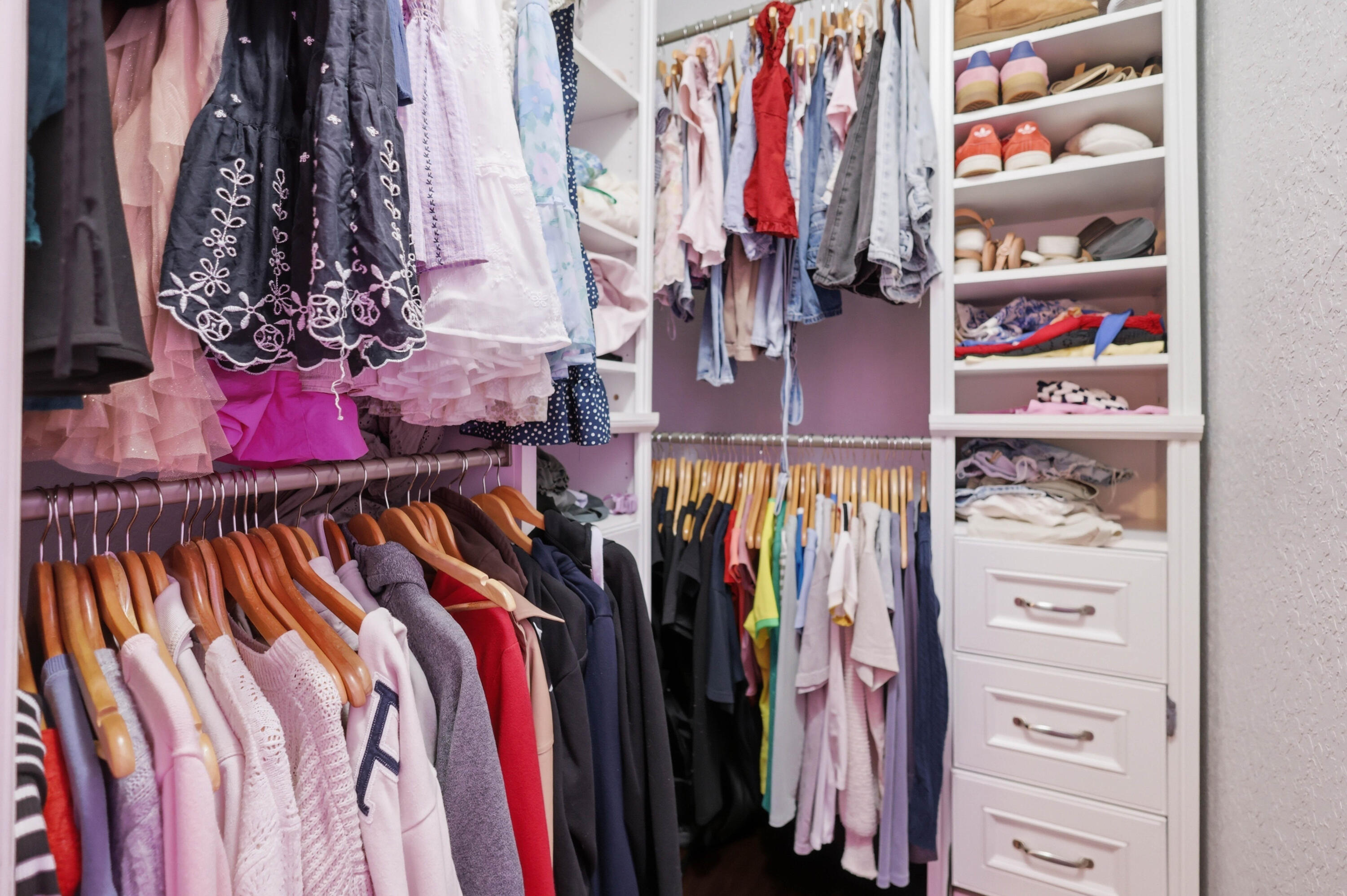 22257 Vista Lago Drive Boca Raton, FL 33428 - Photo 37 of 82 a view of walk in closet with clothes and shoes