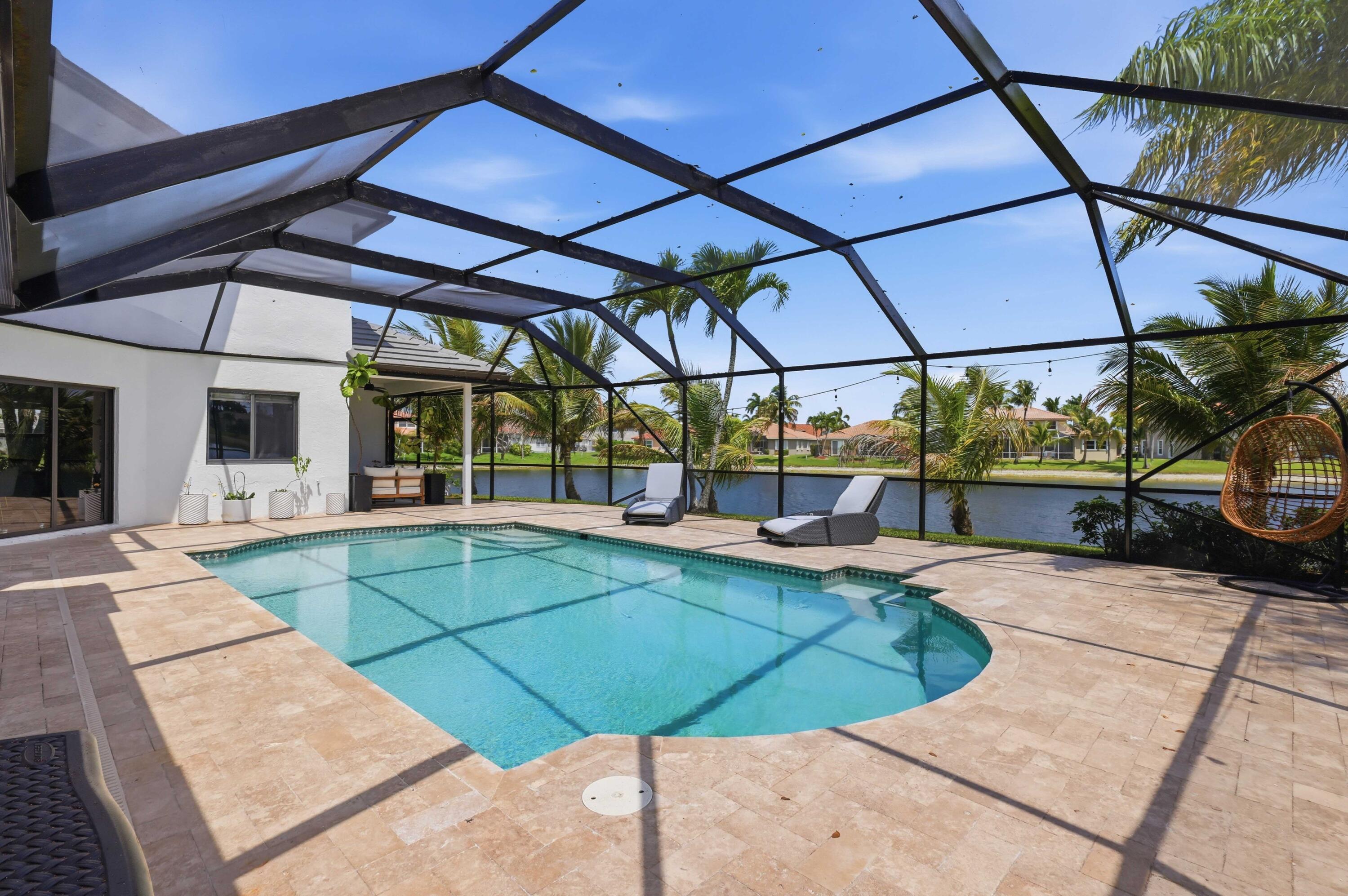 22257 Vista Lago Drive Boca Raton, FL 33428 - Photo 54 of 82 Pool and Lake View