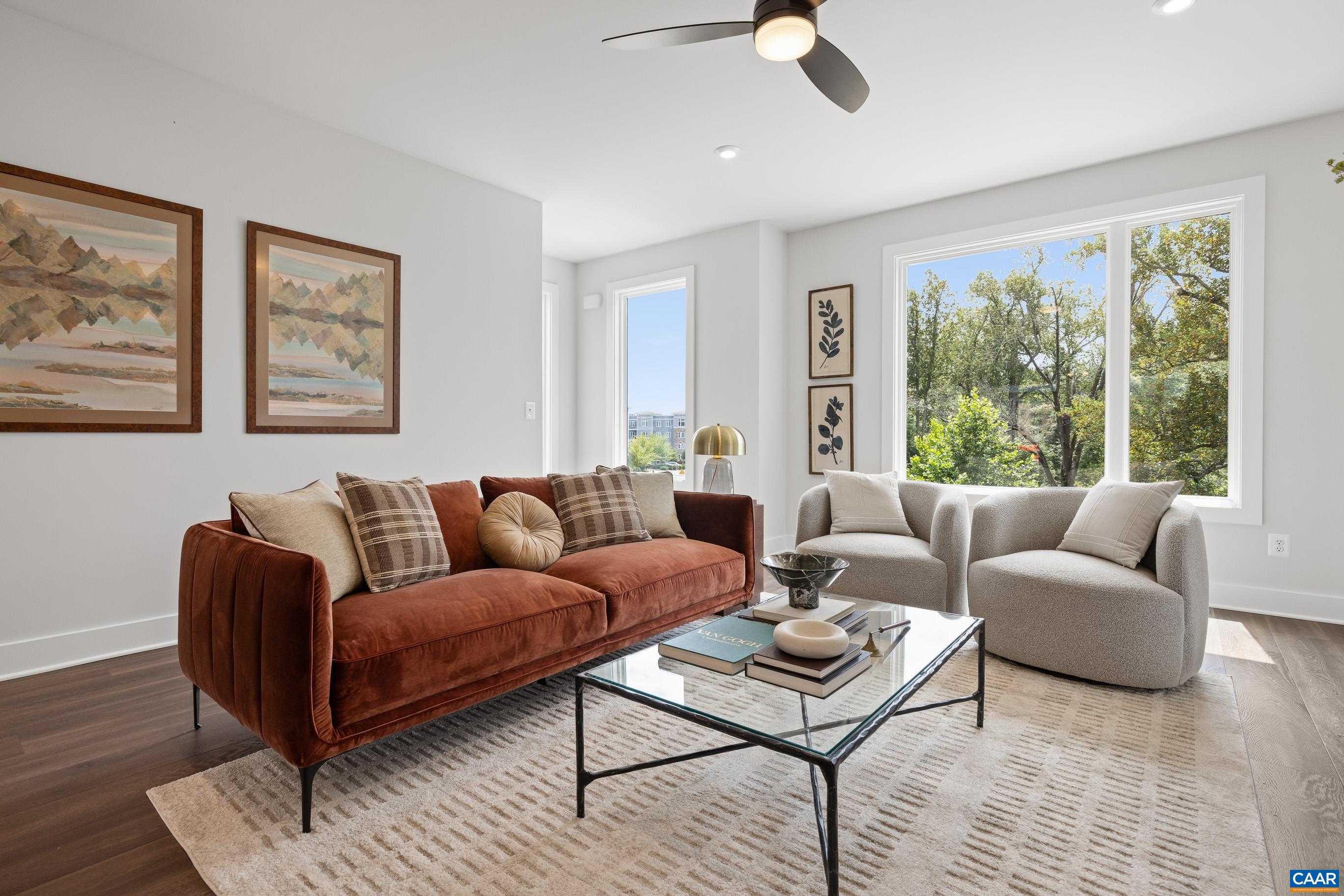 14 B Larkin Avenue Crozet, VA 22932 - Photo 8 of 40 a living room with furniture and a large window