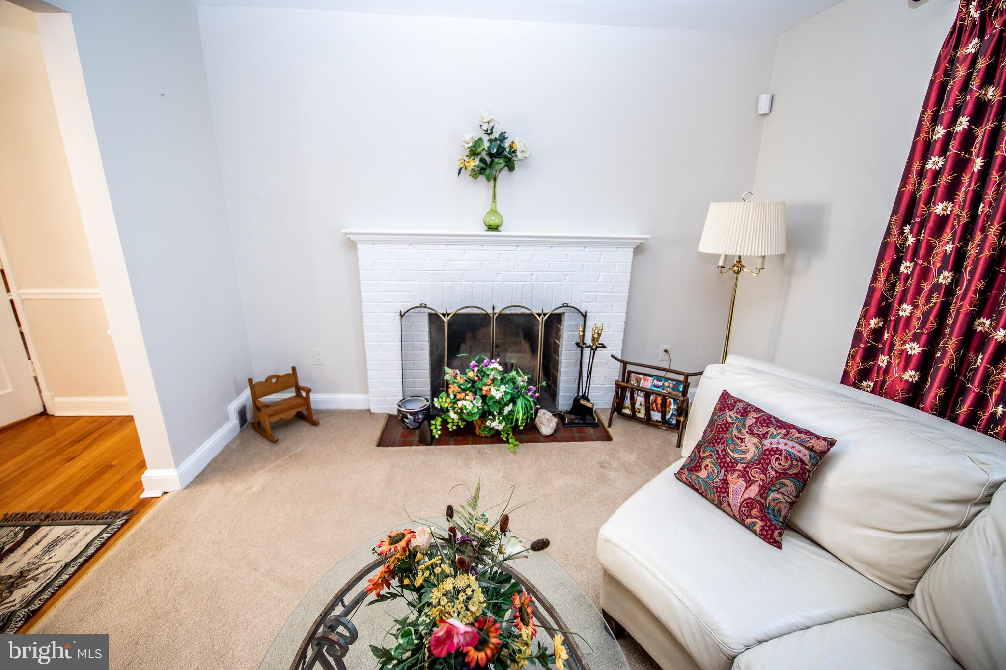 9607 Dilston Road Silver Spring, MD 20903 - Photo 7 of 39 Living Room Fireplace