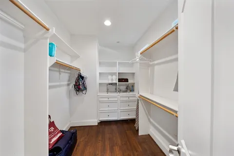 a room with storage and utility
