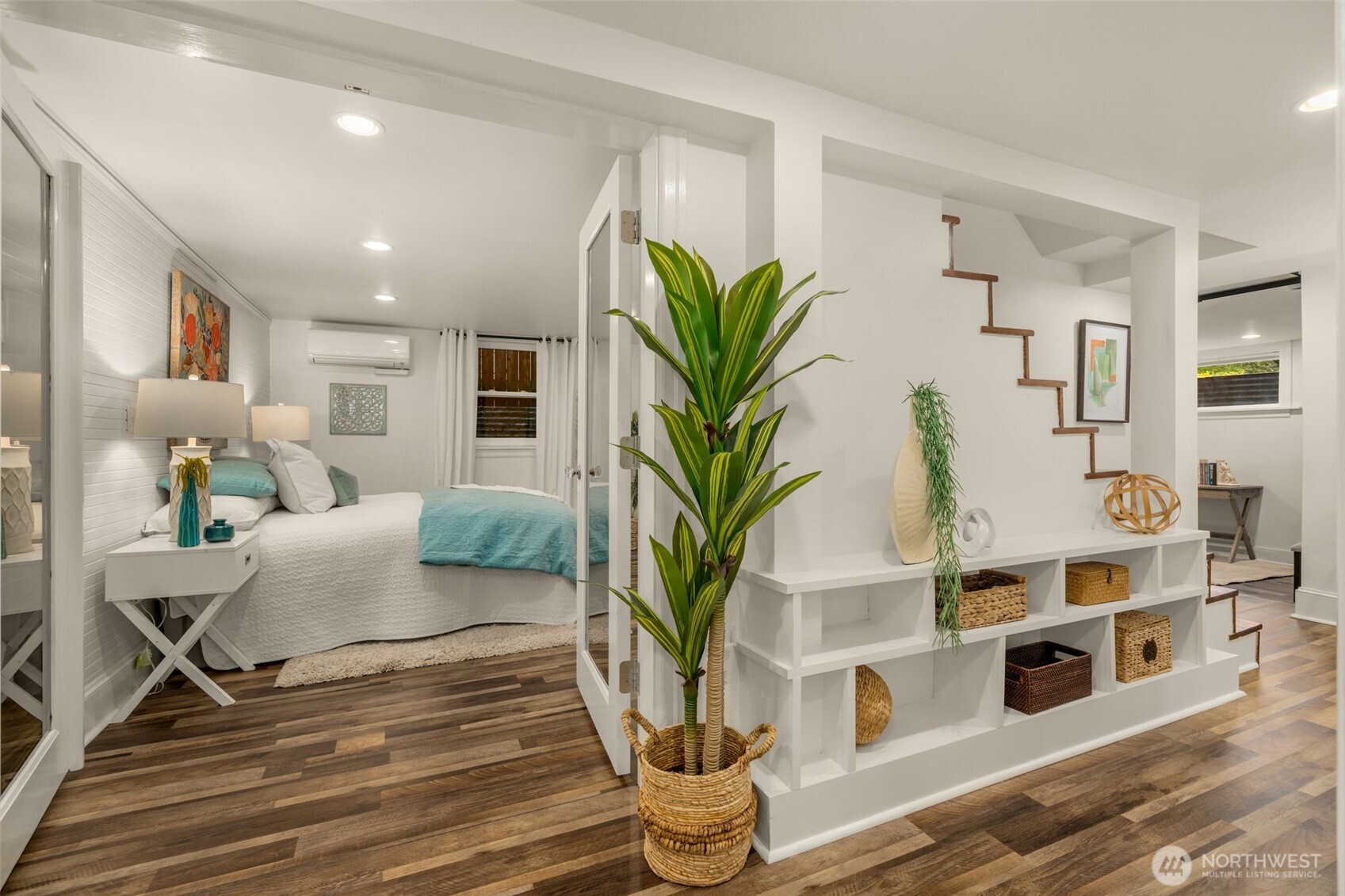 2351 47th Avenue Southwest Seattle, WA 98116 - Photo 26 of 40 a living room with furniture and a potted plant