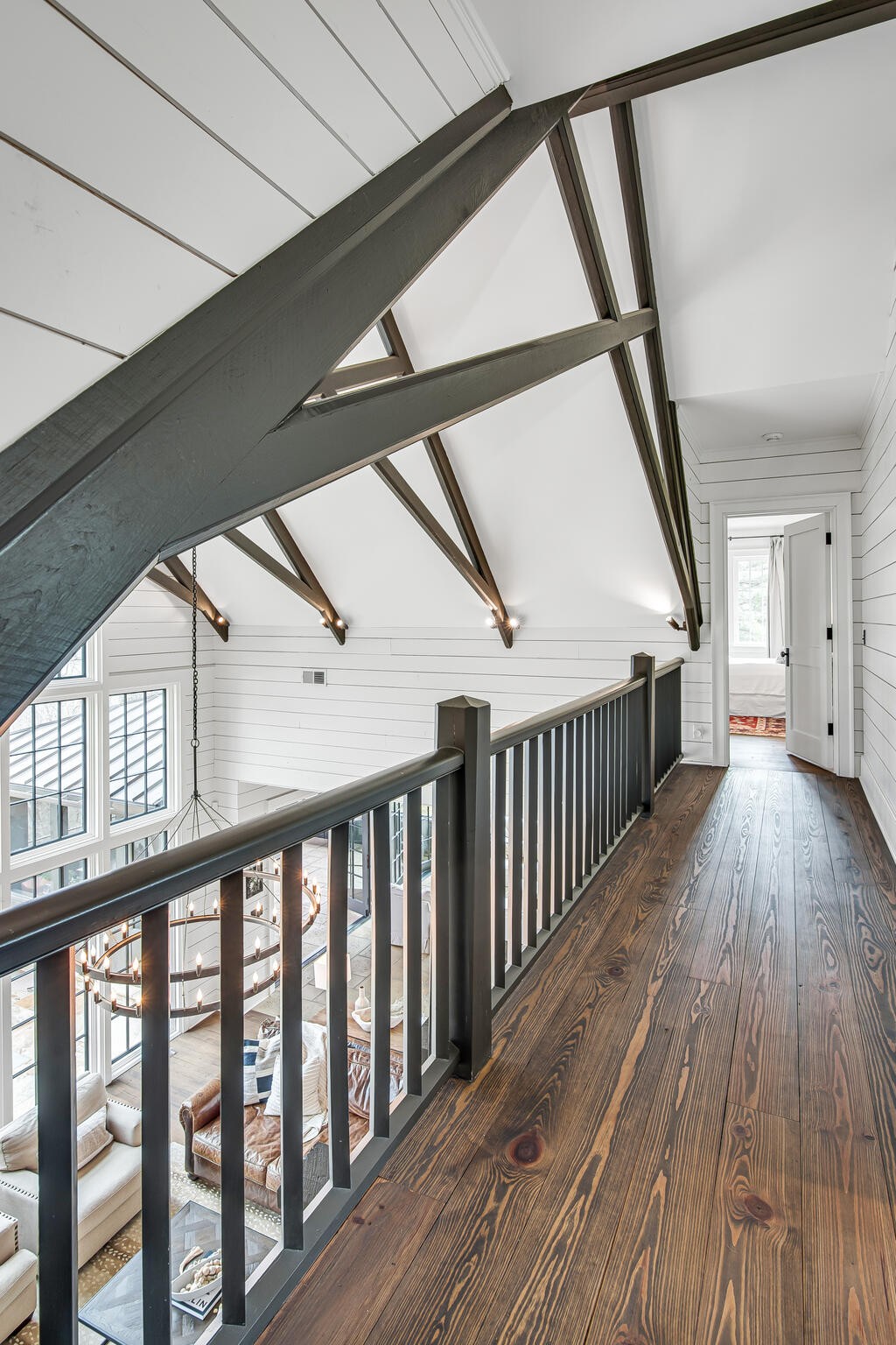 1801 Laurel Ridge Drive Nashville, TN 37215 - Photo 17 of 65 a view of hallway with wooden floor and stairs