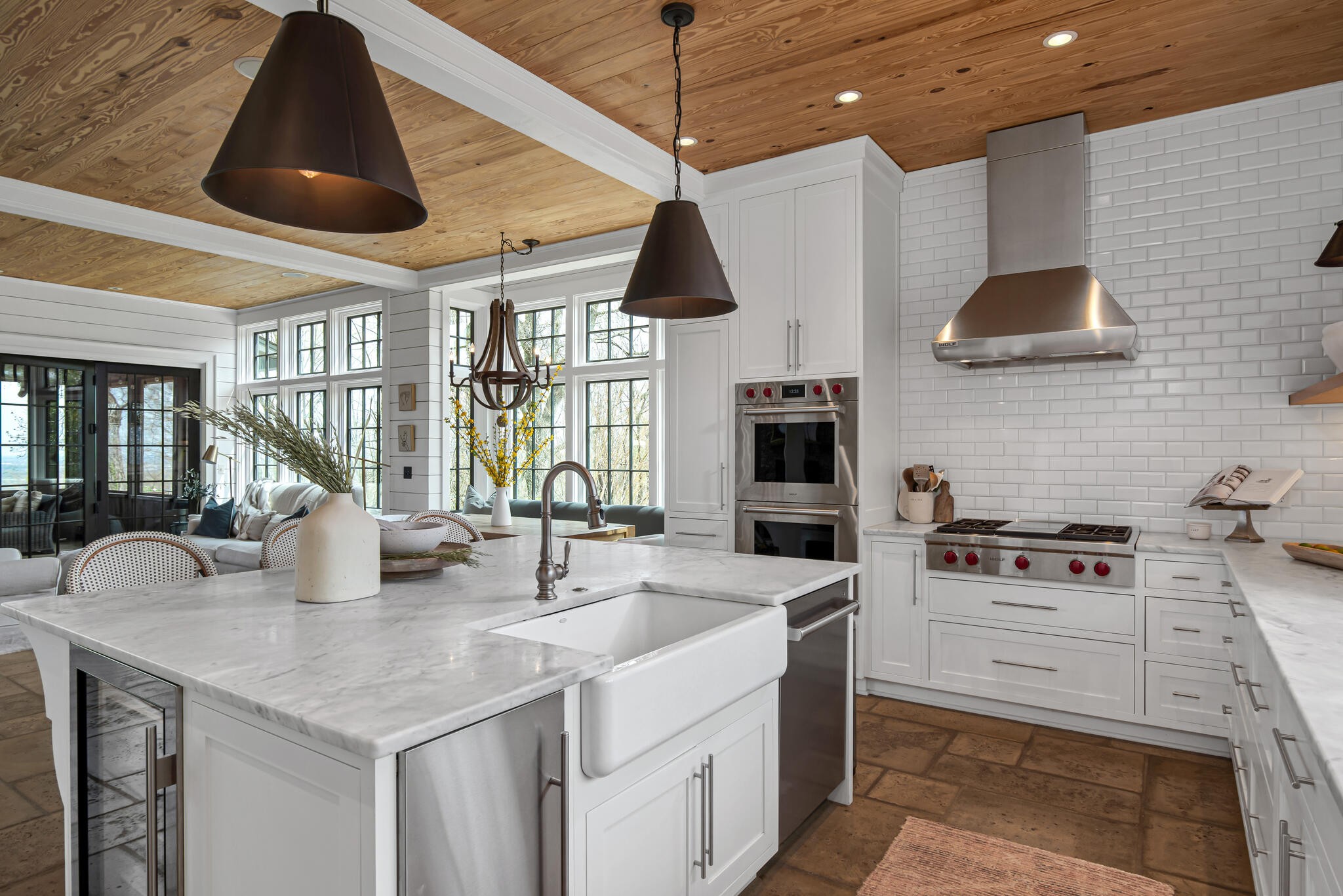 1801 Laurel Ridge Drive Nashville, TN 37215 - Photo 20 of 65 a kitchen with stainless steel appliances granite countertop a sink a stove and a wooden floors