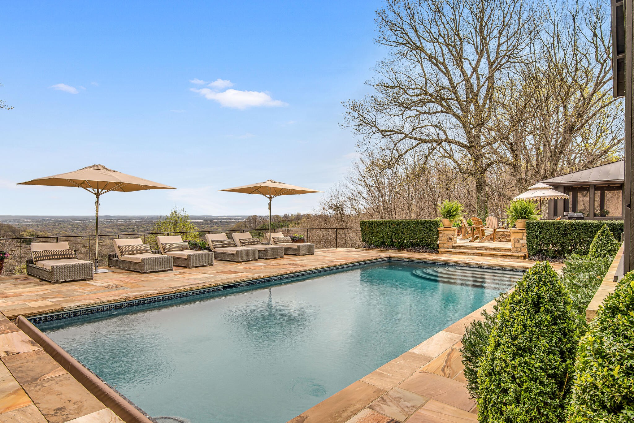 1801 Laurel Ridge Drive Nashville, TN 37215 - Photo 59 of 65 a view of a swimming pool with a lounge chairs