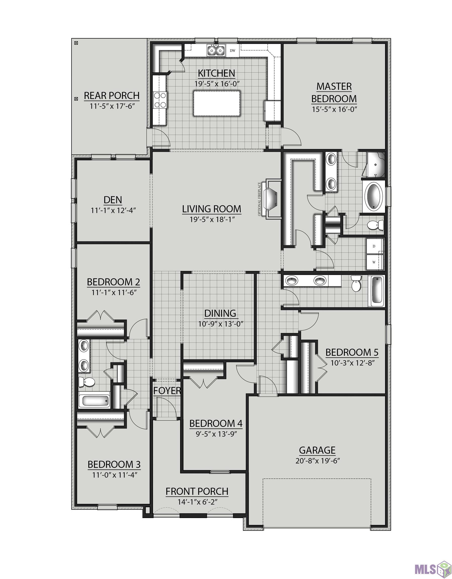 12816 Spoonbill Drive Covington, LA 70435 - Photo 14 of 14 FLOOR PLAN