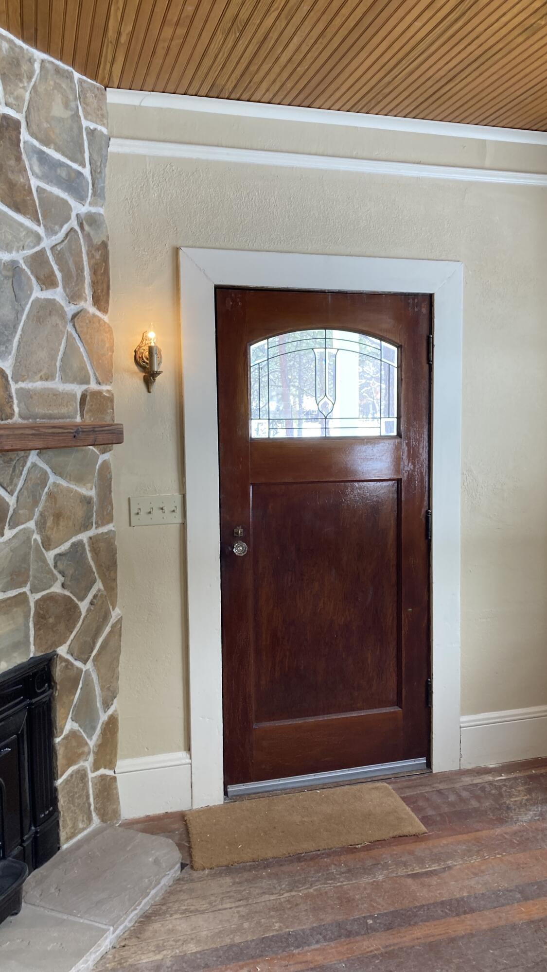 41008 Old School Road Fall River Mills, CA 96028 - Photo 11 of 53 a view of a door of the house