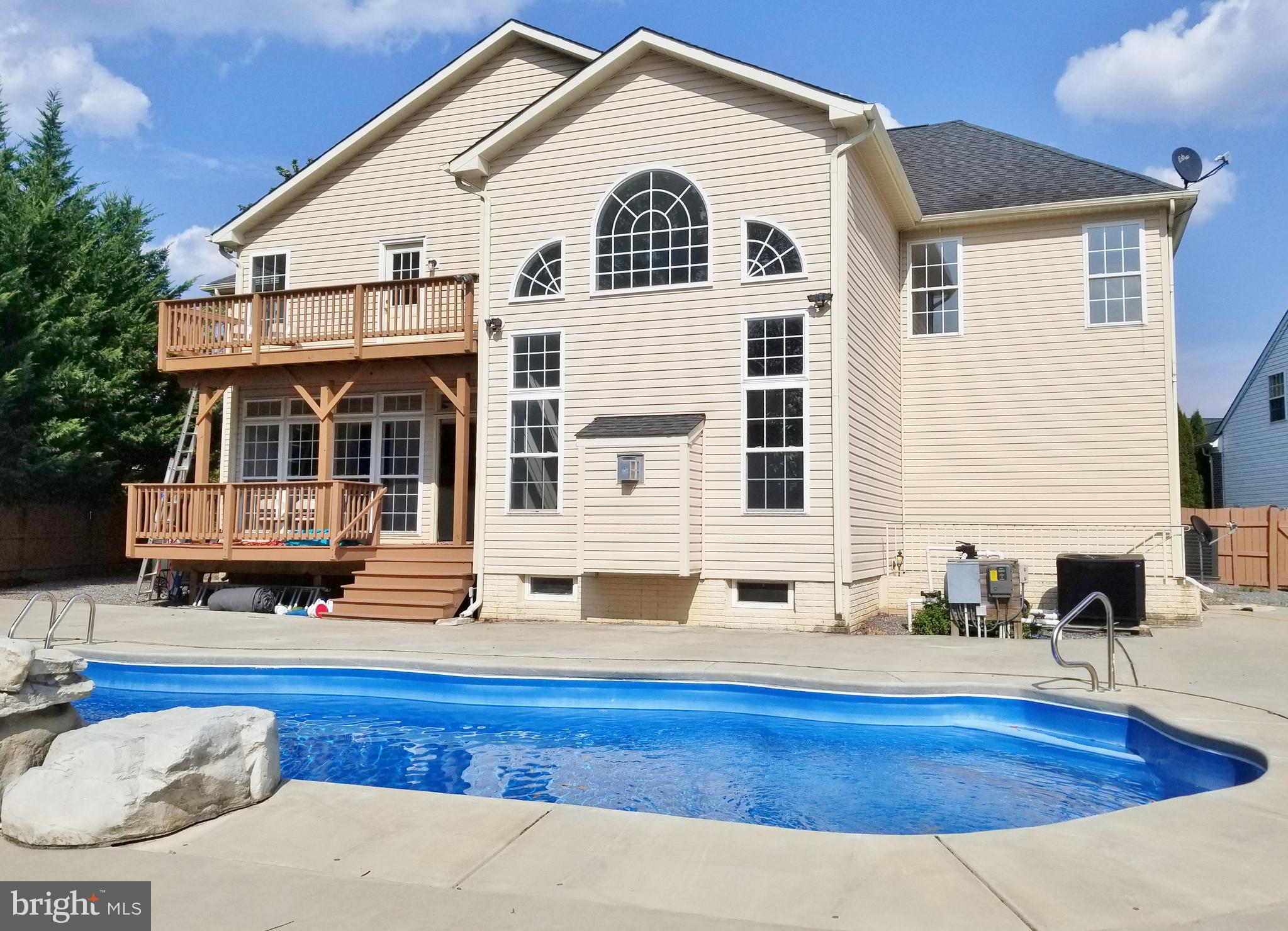 1818 Weybridge Road Frederick, MD 21702 - Photo 44 of 47 Rear view from poolside