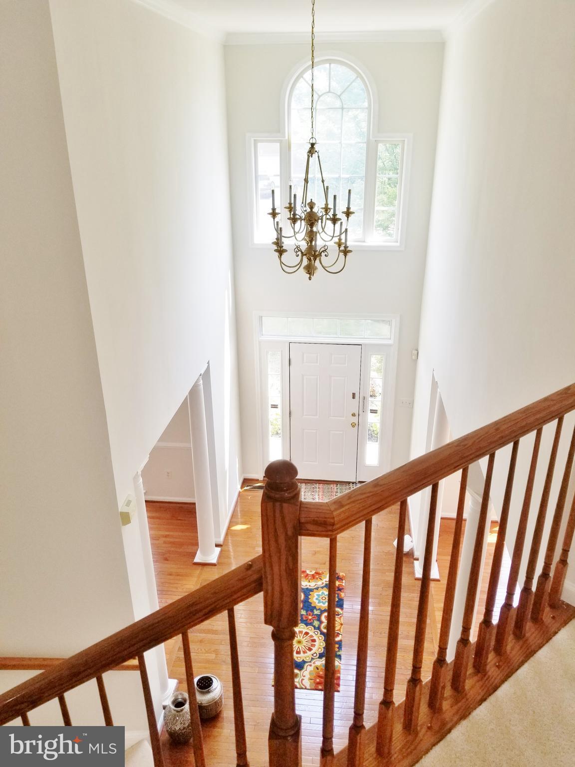1818 Weybridge Road Frederick, MD 21702 - Photo 7 of 47 View of Foyer from upstairs bridge