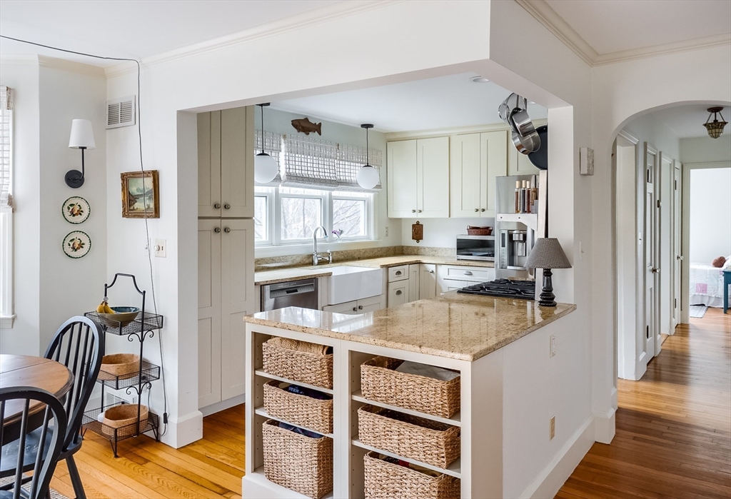183 Sterling Road Princeton, MA 01541 - Photo 10 of 35 a kitchen with granite countertop a sink and a refrigerator