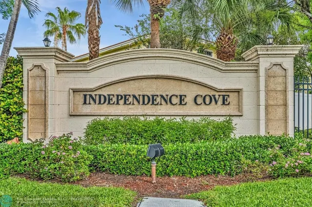 a sign on the side of a building