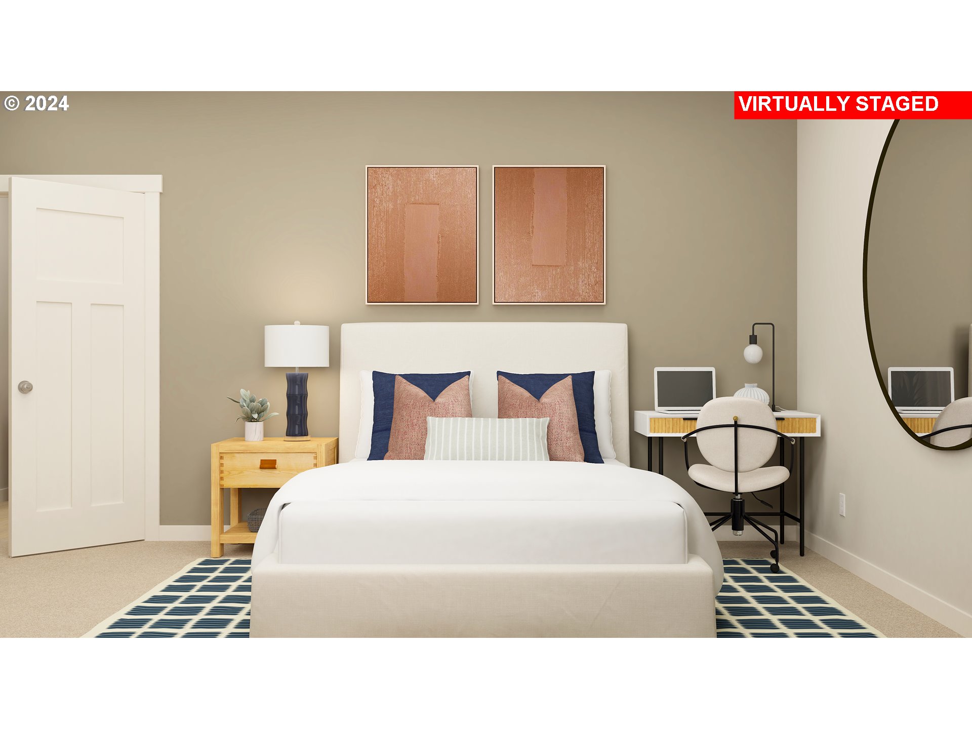 3608 Northeast 170th Street Vancouver, WA 98686 - Photo 16 of 26 a bedroom with a bed a rug and a table