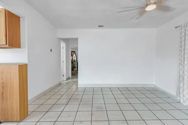 a view of an empty room