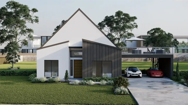 a front view of house with yard