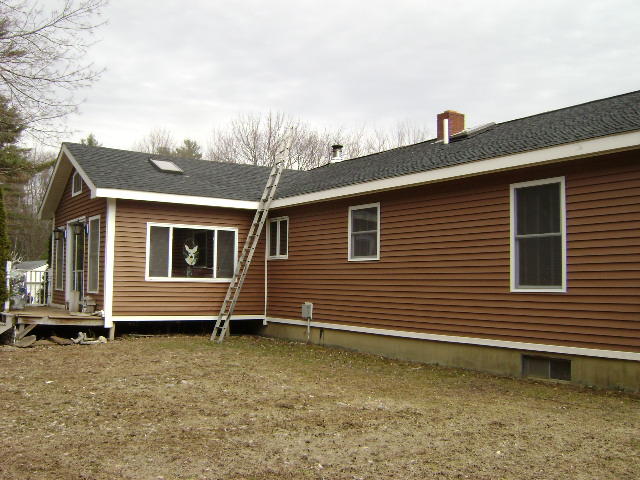 362 Hankerson Road Augusta, ME 04330 - Photo 25 of 26 Back view of sunroom